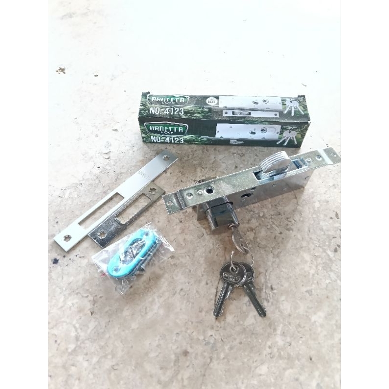 Body Kunci Pintu Sleding Almini (ARNETTA 4123)#