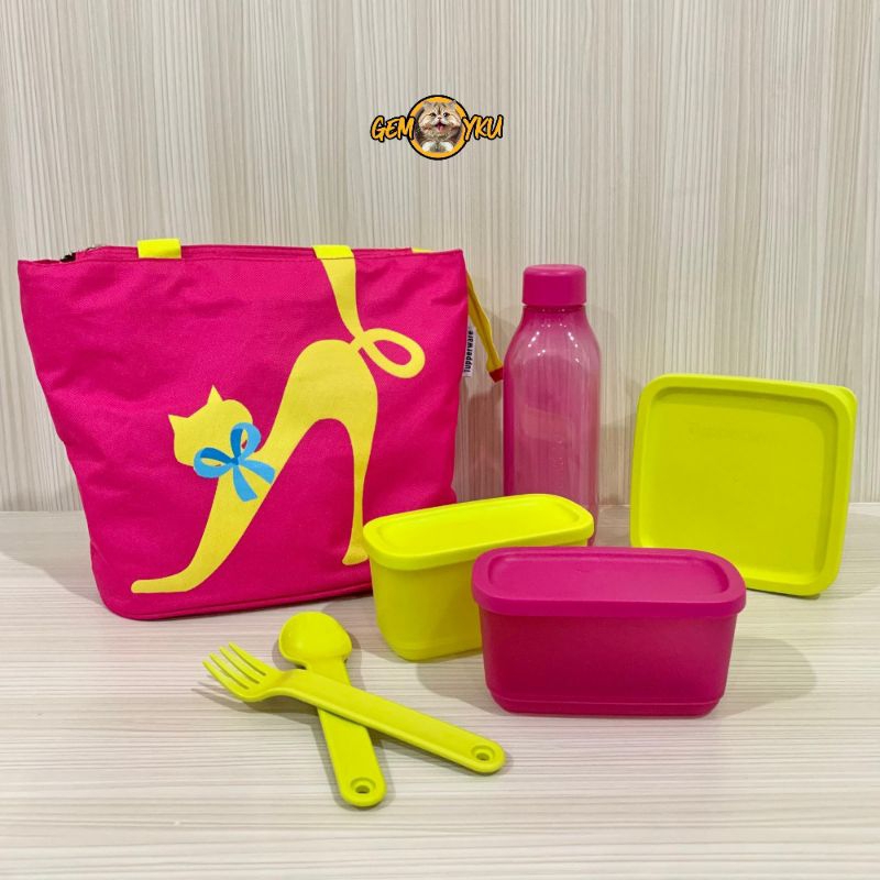 Tupperware Set Cosmo Lady | Lunch Box | Kotak bekal | Tempat makan dan bekal