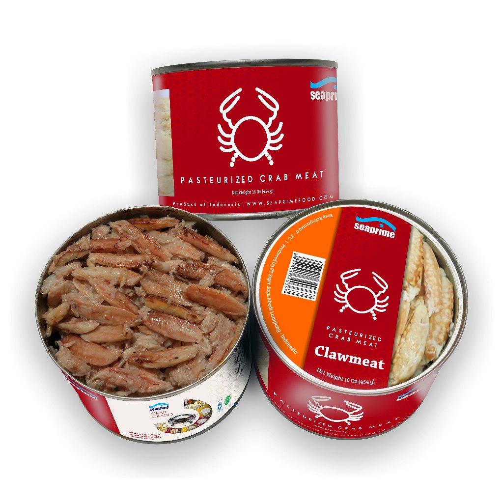 

Paket 3 kaleng / Seaprime Clawmeat ~ Daging Kepiting Rajungan Pasteurisasi