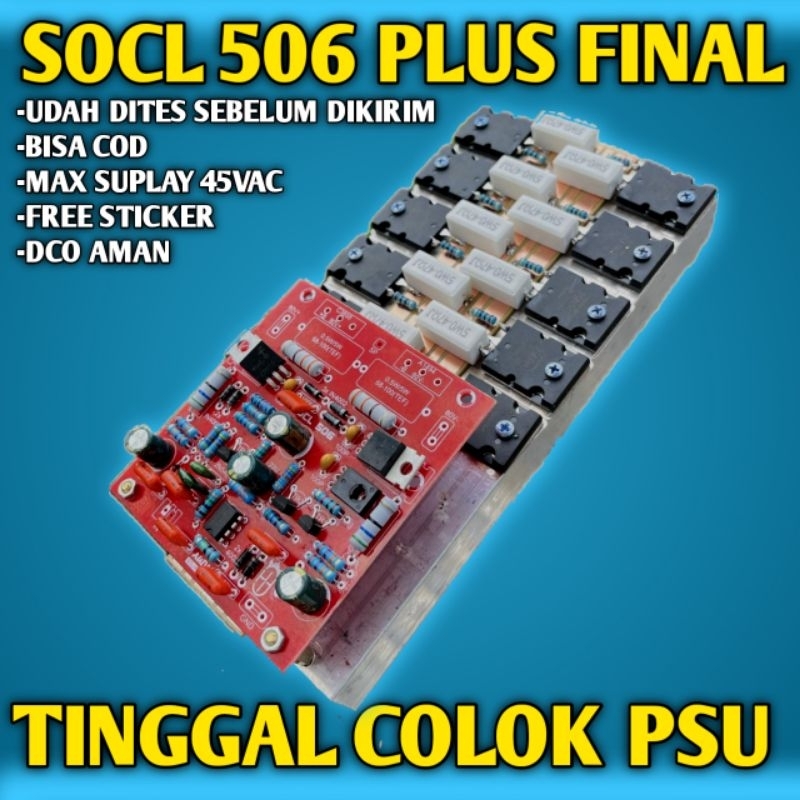 SOCL PLUS FINAL TRANSISTOR TOSHIBA 5 SET