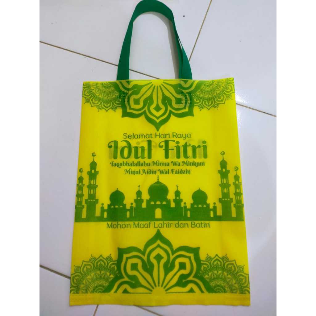 

(LUSINAN 12 pcs) Goodiebag lebaran Idul fitri 2025 25x35x8-Tas idul fitri-hampers lebaran