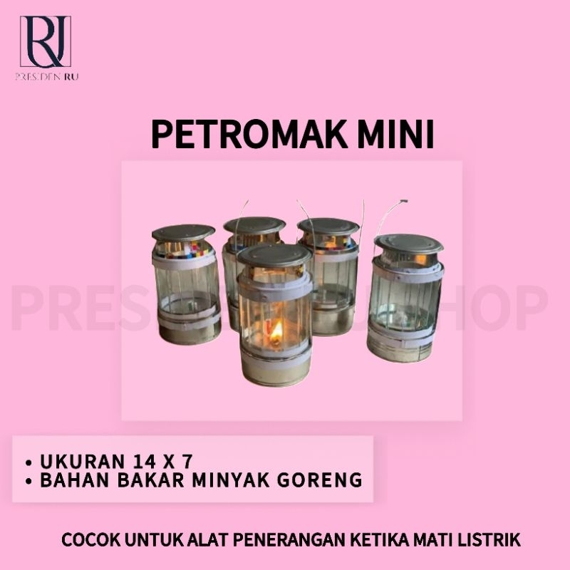 LAMPU PETROMAX MINI (LAMPU MINYAK) ANTI CEMONG | CENTIR LAMPU | LENTERA JADUL | PETROMAX JADUL