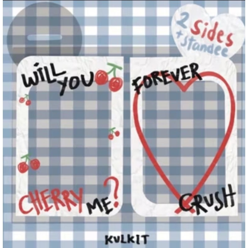 

Preloved Will You Cherry Me Forever Crush 2 Side Cahol PC Card Holder