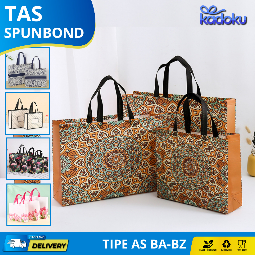 

Tas Spunbond / Goodie Bag Spunbond / Spoundbond Bag / Tas Belanja Spunbond Model Kotak Bahan Premium