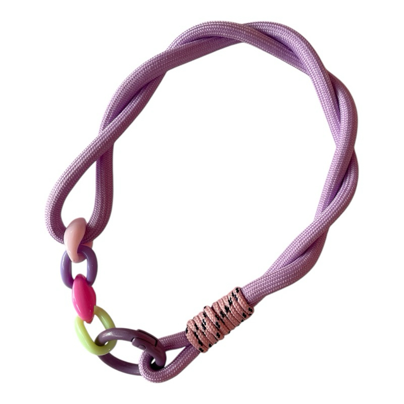 Tali HP String Gantungan Tali Pergelangan Tangan Dikepang Dirantai Ponsel Antihilang Casing HP Warna