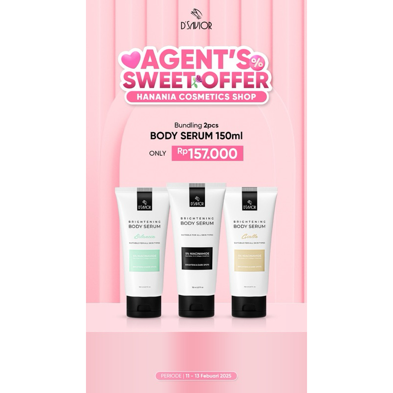 D’SAVIOR Body Serum PAKET BUNDLING 2pcs