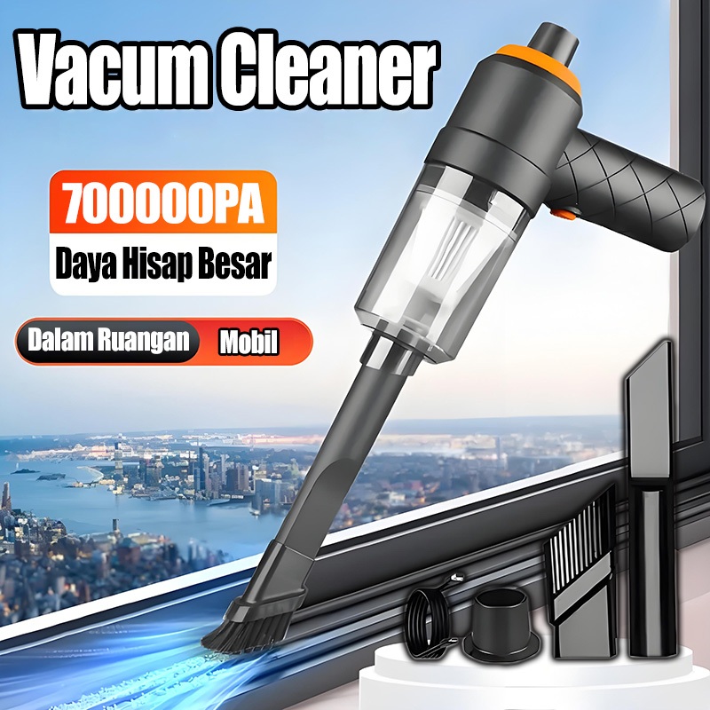 Kebutuhan Rumah Tangga LUYAO vacuum cleaner mobil Nirkabel Daya Hisap Besar 99988pa Daya Besar 10000