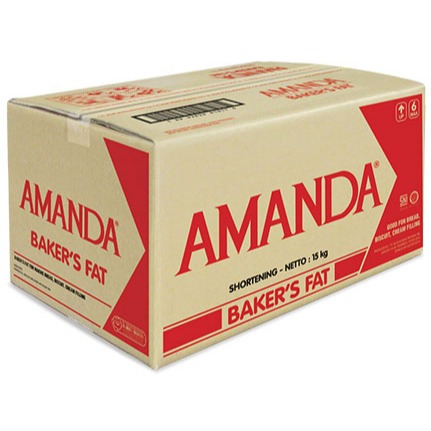 

MENTEGA PUTIH AMANDA BAKERS FAT 15 KG | 1 KARTON