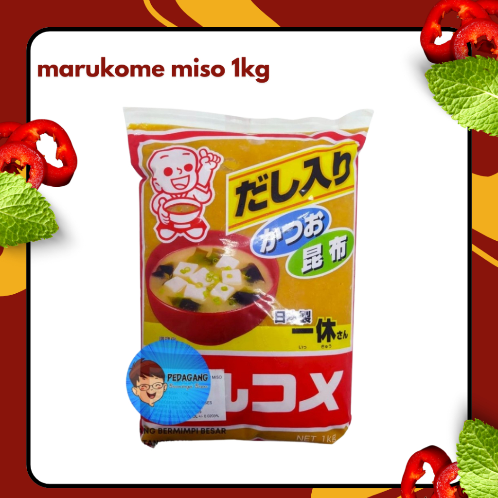 

Marukome Ikkyusan Miso Paste 1Kg / Bumbu Pasta Miso Import Jepang