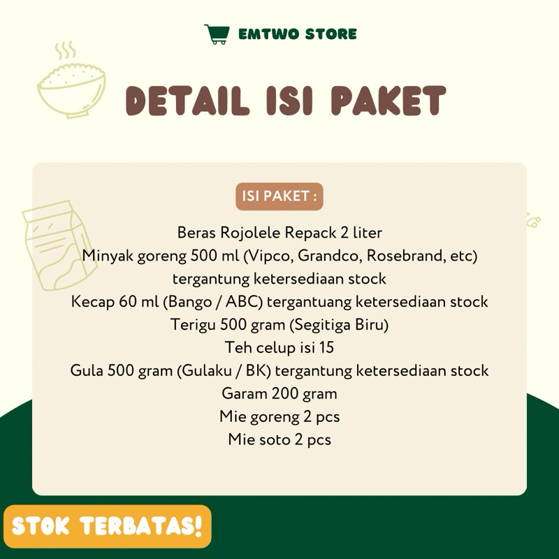 

G&C Paket Sembako Akhir Bulan - Packing Dus