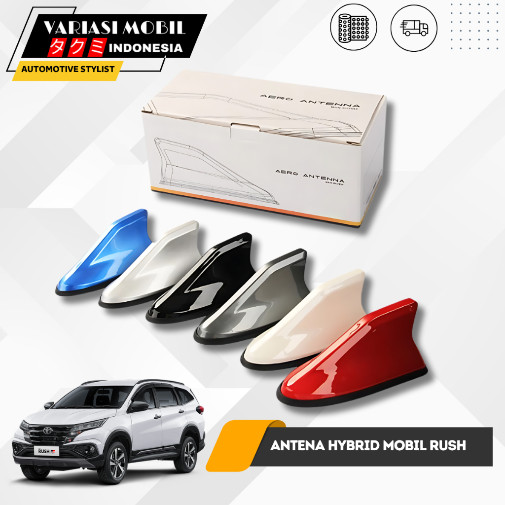 ANTENA RADIO HYBIRD SIRIP HIU MOBIL ALL NEW RUSH