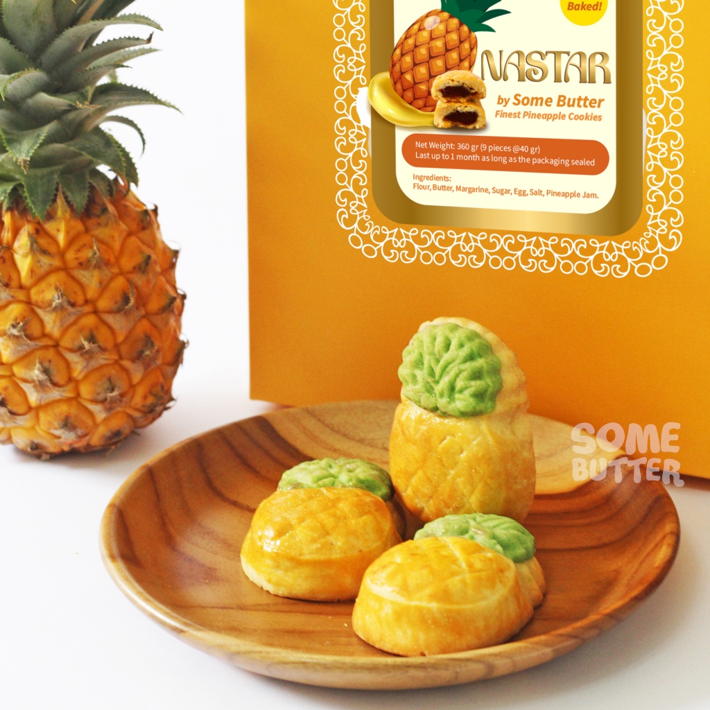 

NASTAR PREMIUM PINEAPPLE CAKE TAIWAN JUMBO by SOME BUTTER KUE LEBARAN HAMPERS