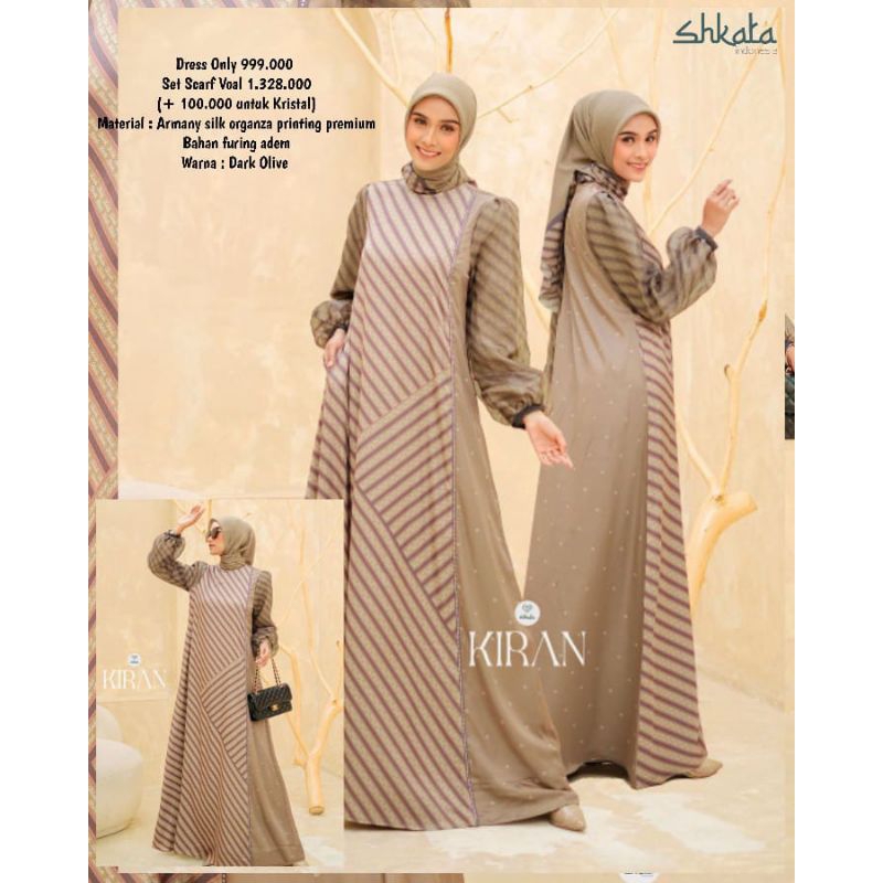 SHKATA/Kiran set by Shkata/set syar'i/set mewah/set elegant