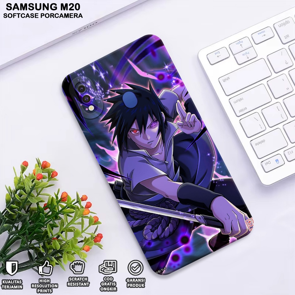 Case Hp Samsung M20 - Casing Hp Samsung M20 - Softcase Samsung M20 MOTIF NARUTO - Case Samsung M20 -