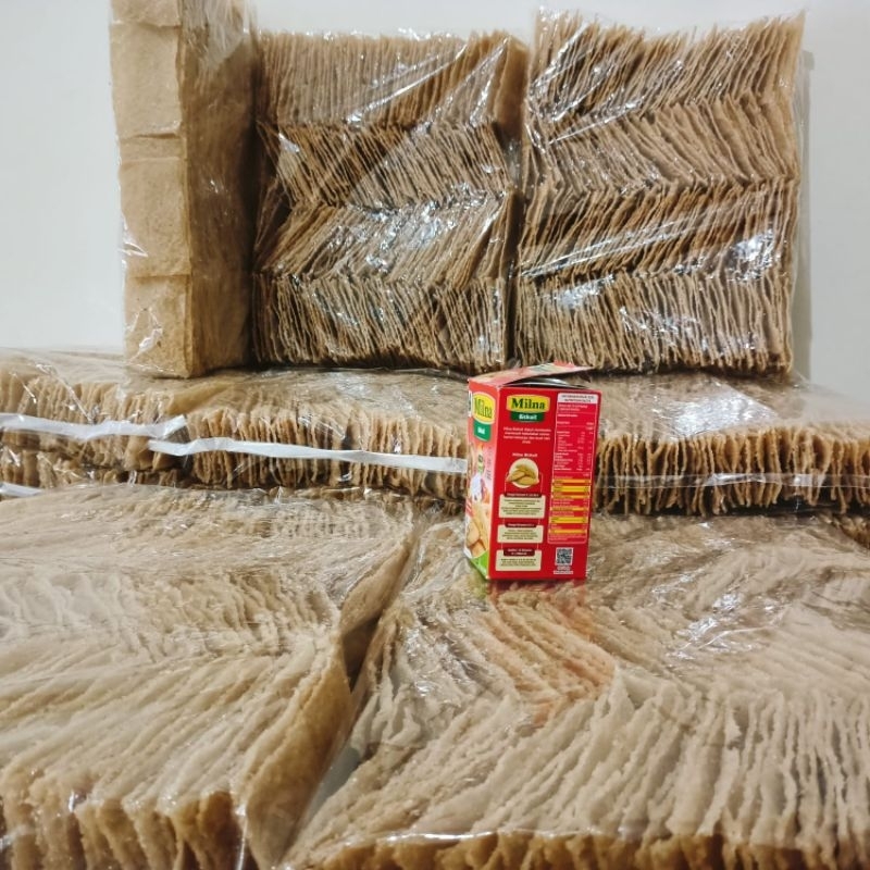 

Paket hemat 2Kg (gratis ongkir) Krupuk puli, lempeng puli, gendar mentah