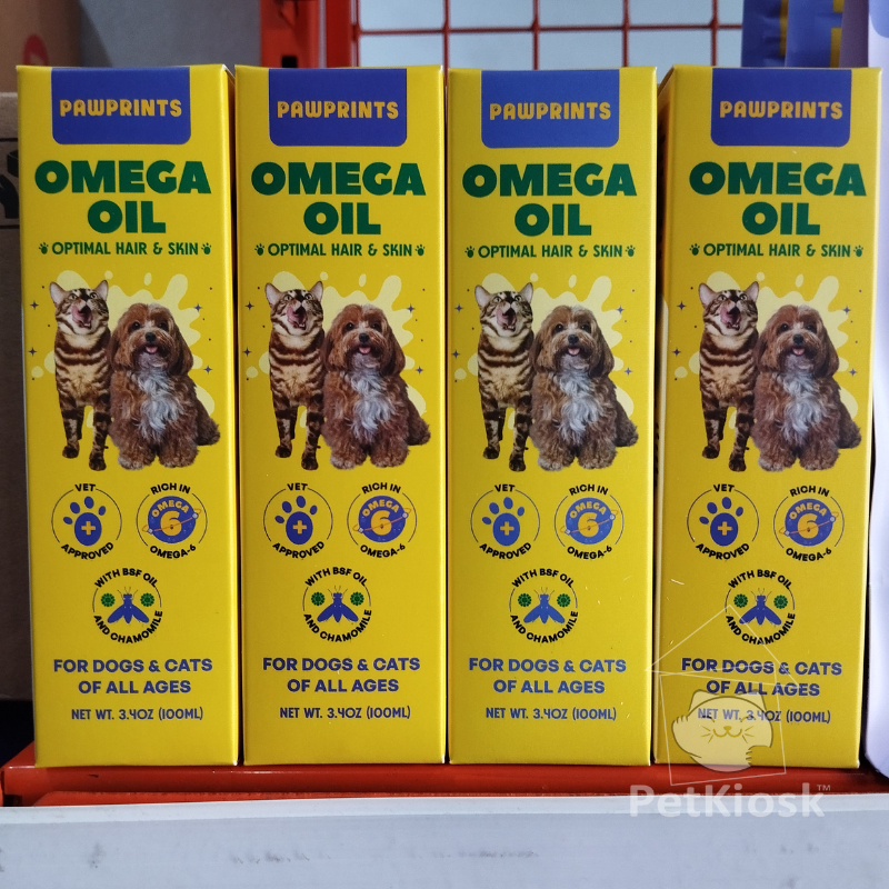 PAWPRINTS Omega Oil 100 ml Minyak BSF Vitamin Suplemen untuk Kucing Anjing / BSF Oil / Cat & Dog