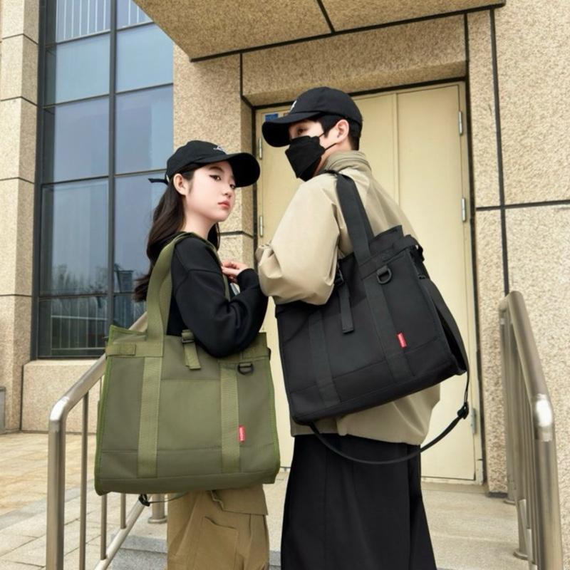 Tote and Sling Bag Simple Nylon Waterproof Unisex