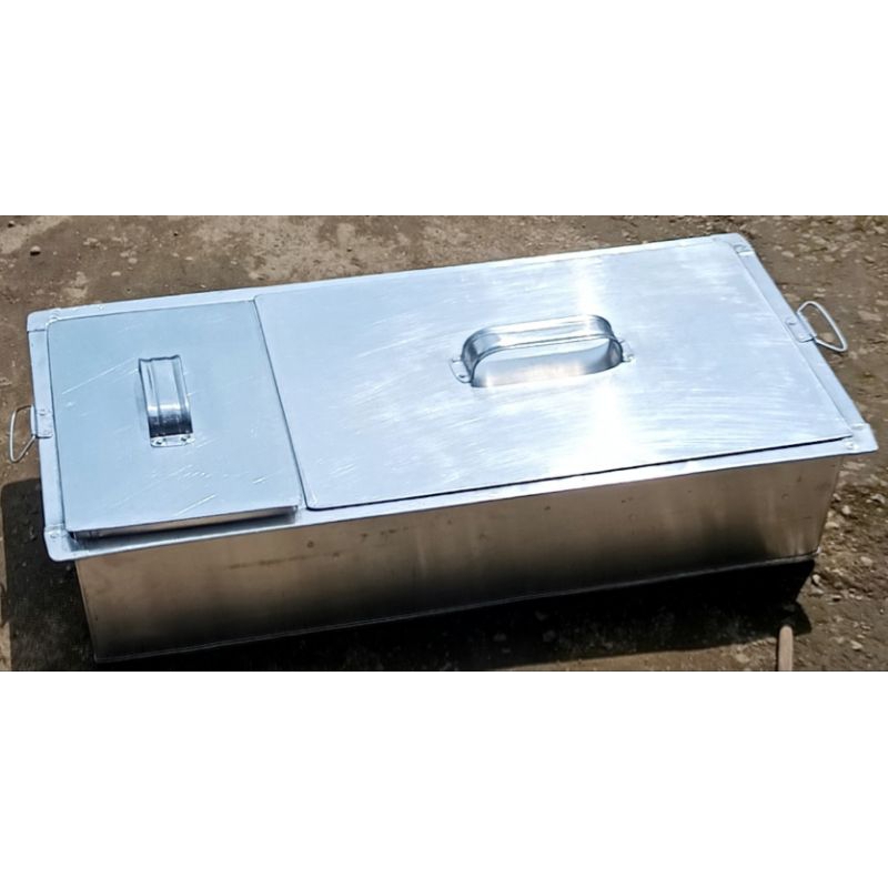 Dandang Bakso/Buleng bakso kotak/persegi panjang Alumunium Tebal