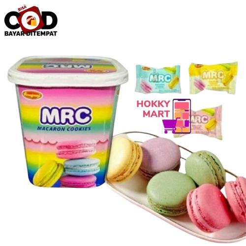 

[ HOKKY ] Ranjani MRC Macaron Cookies Assorted 92gr Makaron Kukis Aneka Rasa Snack Cemilan Anak Murah Halal strawberry yogurt Vanila Lemon Cheese Cake Ice Cream Matcha