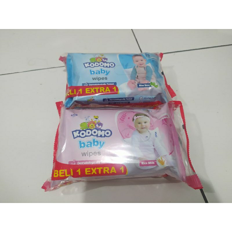 Kodomo Baby Wipes 50+50