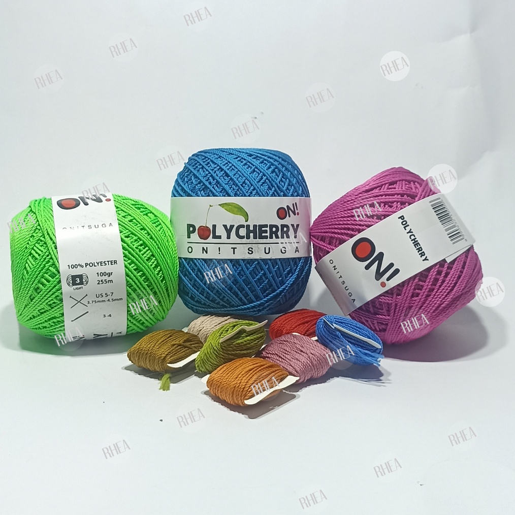 Diskon 25 Spesial Benang rajut POLYCHERRY repack 1meter  BACA DESKRIPSI