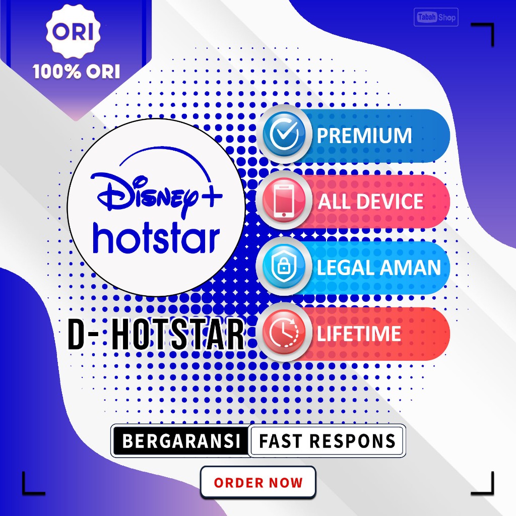 LAYANAN DISNEY HOTSTAR PREMIUM GARANSI FULL TERBAIK