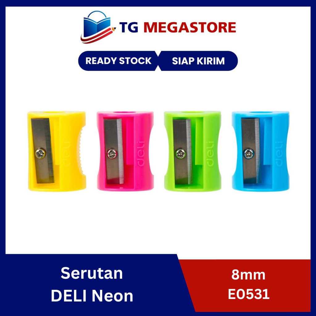 

Serutan DELI Neon Rautan Kecil 8mm - E0531