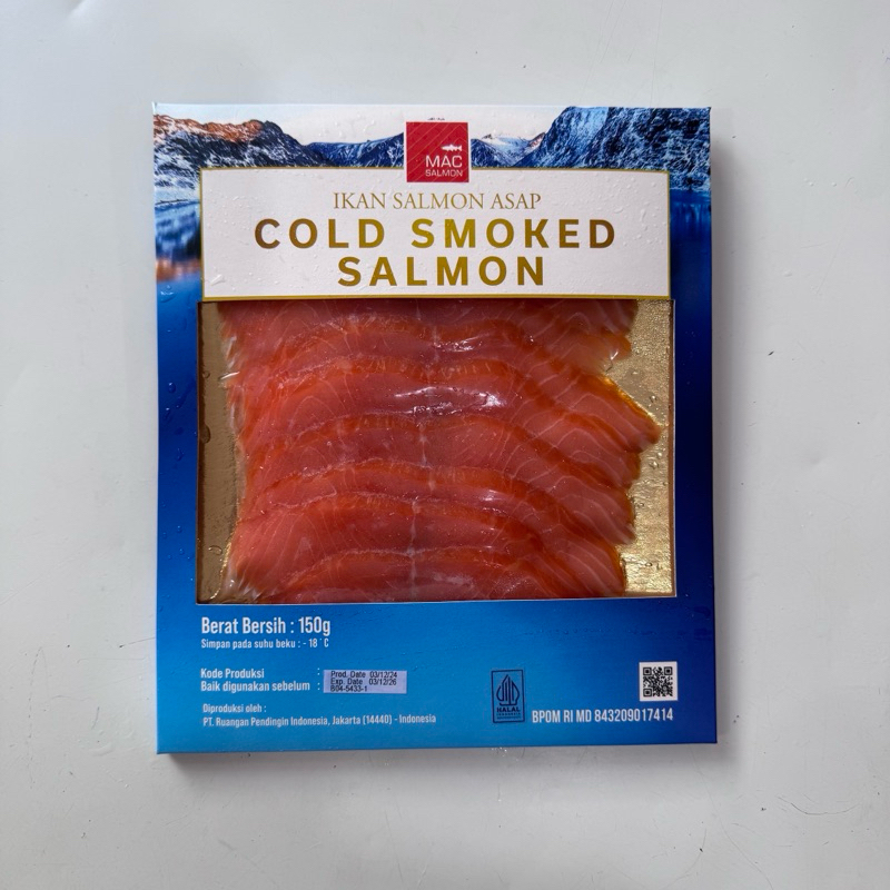 

Smoked Salmon MAC / Cold Smoked Salmon MAC 150 Gram