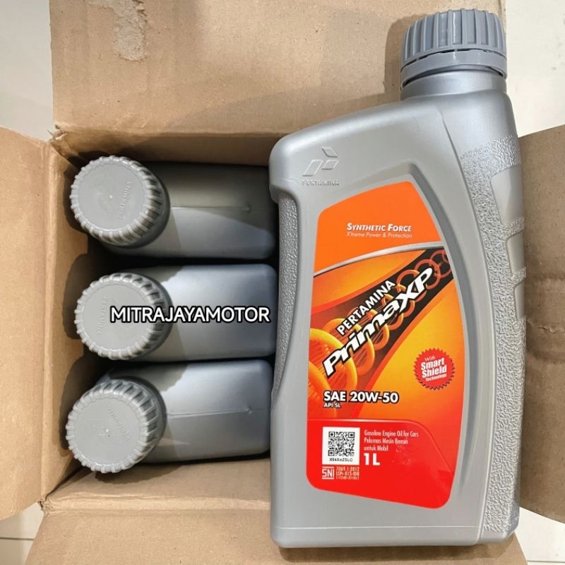 1 DUS = 6 Botol Oli Prima XP 1Liter 20W-50