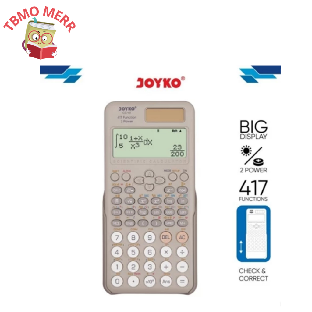 

Joyko Kalkulator Scientific CC-61 - Kalkulator Joyko