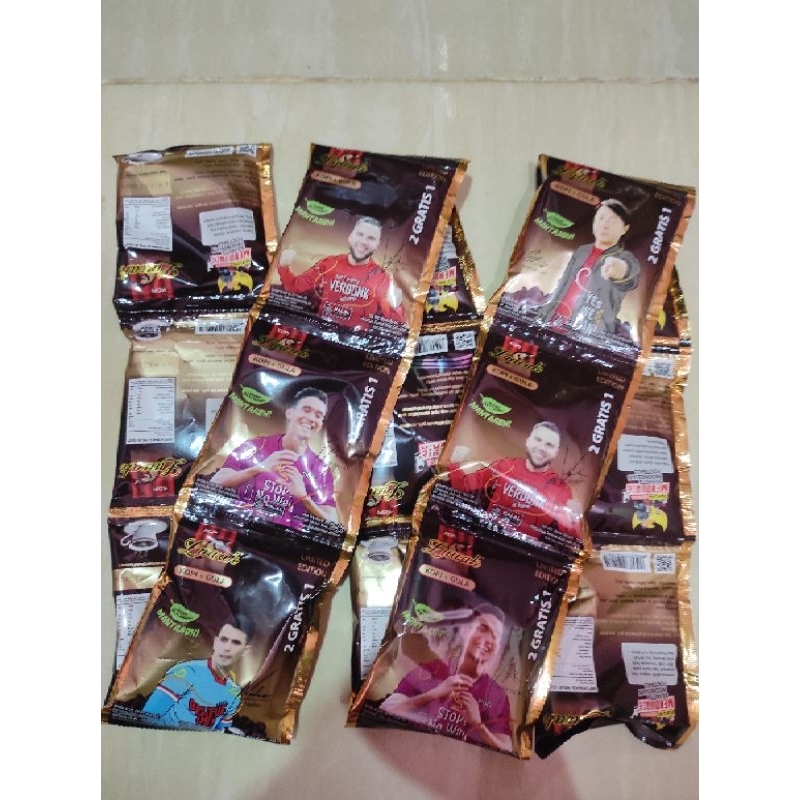 

Kopi Luwak Plus Gula 1 Renceng 23gr (Promo 10 Gratis 5Pcs)