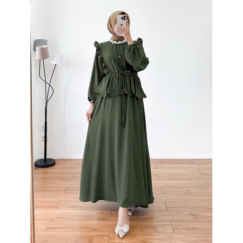 Gamis ivana dress muslim wanita