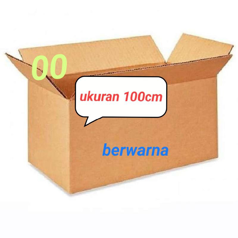 

kardus packing berwarna ukuran 100cm