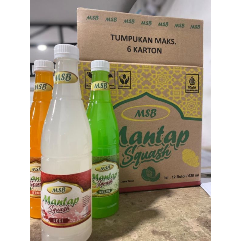 

Sirup squash MSB 1 karton