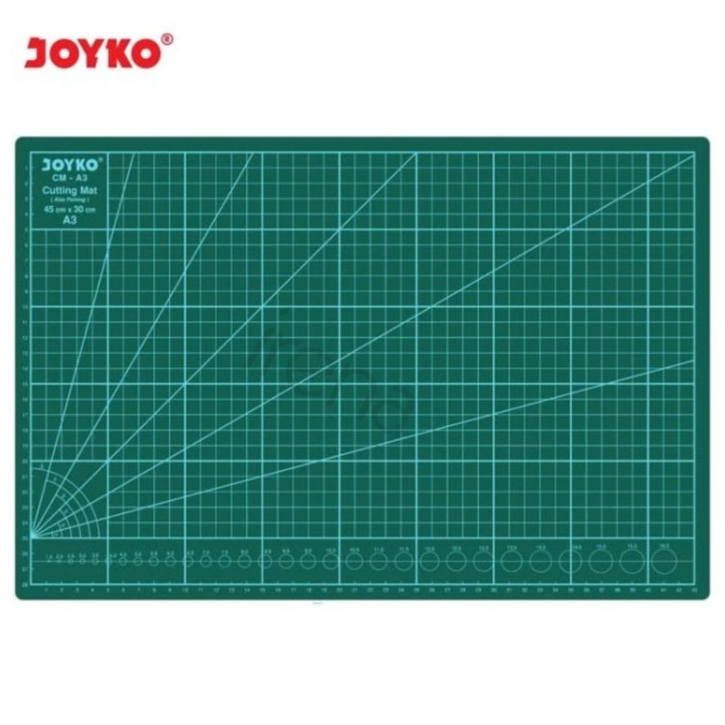 

Joyko Cutting Mat CM-A3/A4 Color / Cutting Matte A3/A4 / Alas Potong