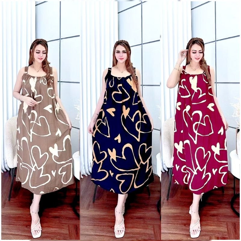 Daster Lobek Yanda Yukensi Super Jumbo Ld120 Ld140 Rayon Premium | Daster Kensi Kekinian Bahan Rayon