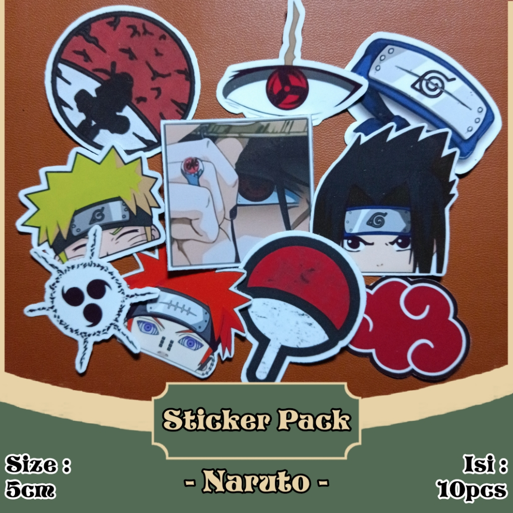 

Sticker Pack Naruto | 10pcs | 5cm