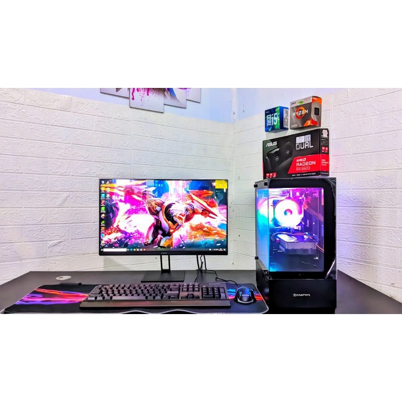 Intel i3 9100f/H310/GTX 1050Ti /Ram 16 GB DDR4/SSD 256GB/PSU 450w