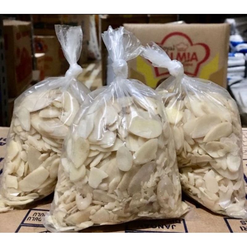 

kacang almon slice reepack 100 gr