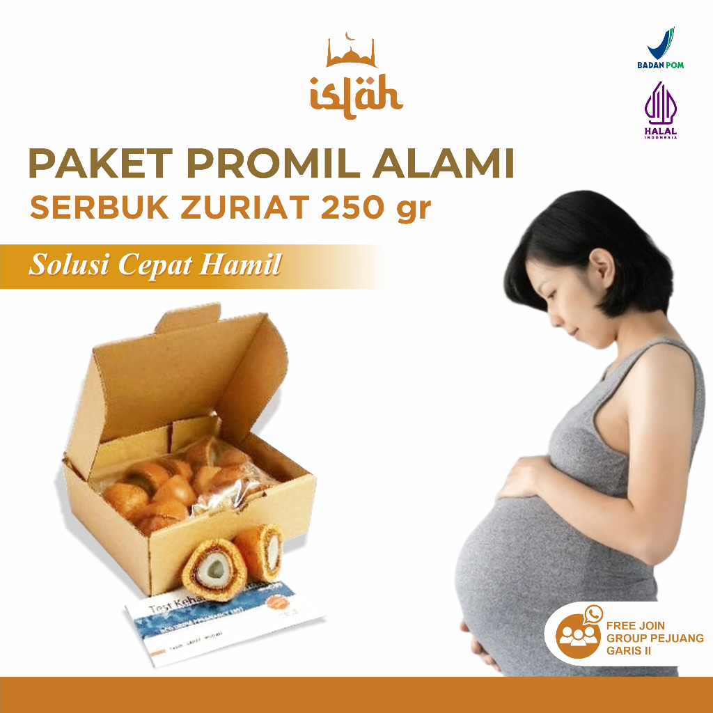 

Zuriat 500 gr/ Buah Zuriat Islah Ori/Buah Juriat atau Buah Zuriat Belah untuk Promil free testpack