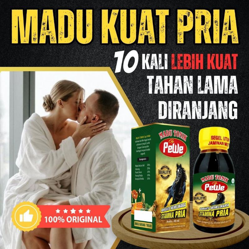 

Madu Tonik Pewe Asli Madukuat Herbal Stamina Maksimal Kuat Tahan Lama Pria Perkasa Di Ranjang 80ML