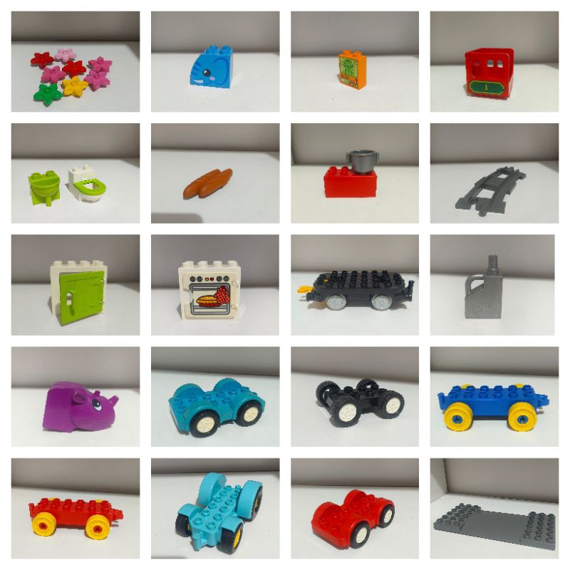 Part Lego Duplo Asli Original Mobil Pintu dll