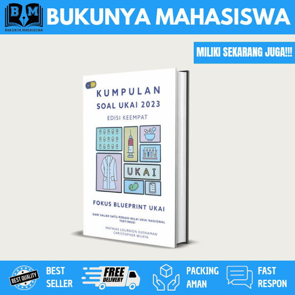 KUMPULAN SOAL UKAI 2023 EDISI 4 EXPERT PHARMACIST EDISI 8 MODUL BELAJAR OBAT 2022 BUKU FARMASI LENGK
