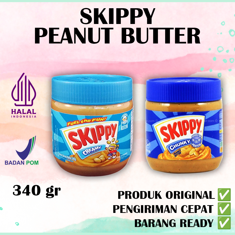 

Skippy Peanut Butter Selai Kacang 340gr