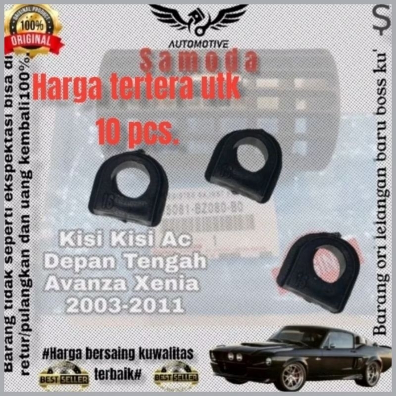 Klip Kancing Kisi AC Dashboard Depan untuk Avanza-Xenia Generasi Lama 2003-2013, Isi 10 Pcs