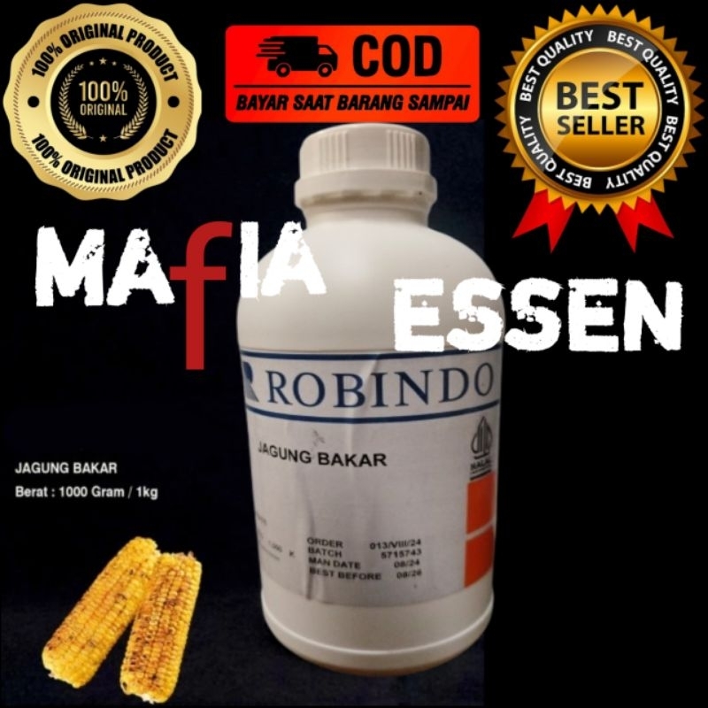 

ESSEN JAGUNG BAKAR MURNI ROBINDO REPACK 500gr & 1 KG