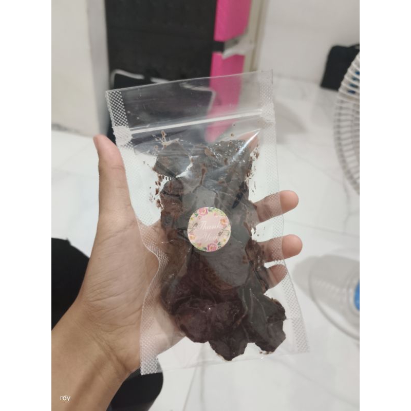 

Keripik pisang Cokelat lumer