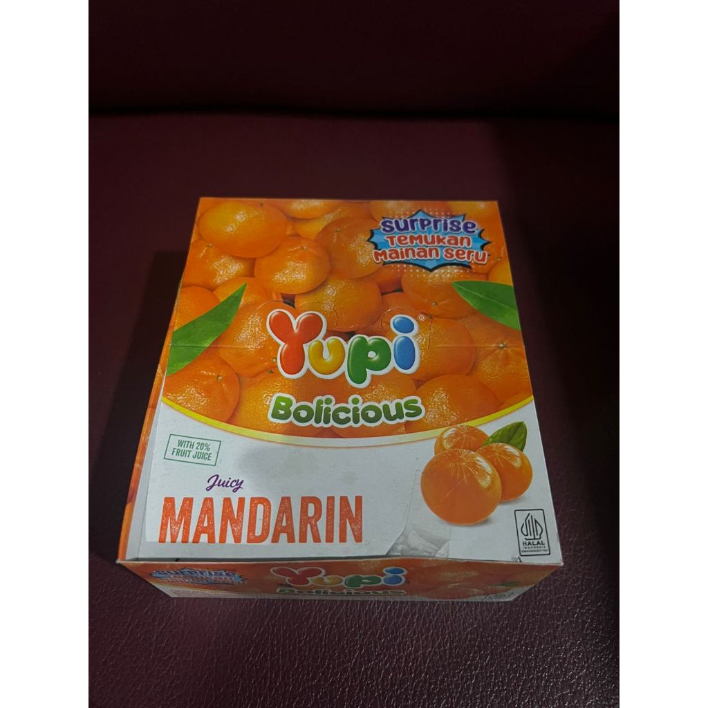 

Yupi Bolicious Juicy Mandarin Jelly Gummy 1 Box