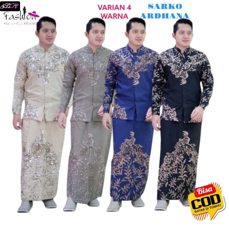 SETELAN BAJU BATIK KOKO MOTIF ARDHANA EKSLUSIVE-KEMEJA  KOKO LAPIS FURING HALUS  BAHAN KATUN PRIMISI
