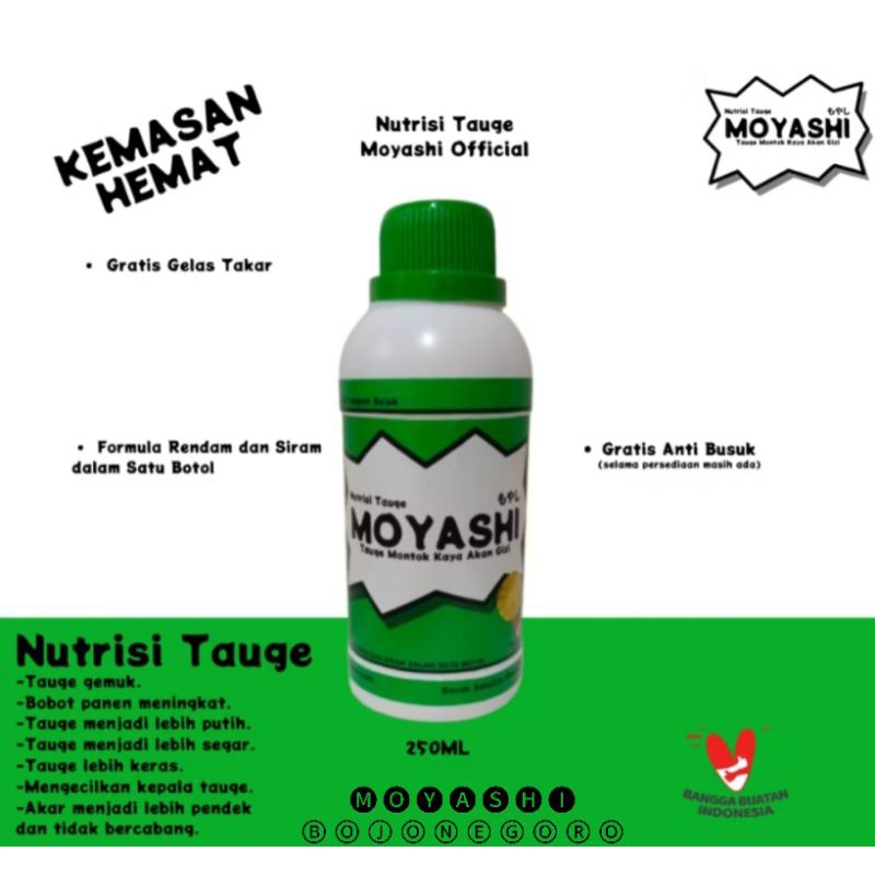 

Nutrisi Touge MOYASHI 250Mili